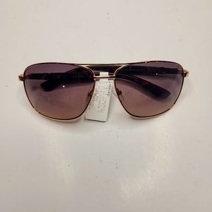 Guess Factory Los Angeles Aviator Style Sunglasses GF0212 Gold Frame